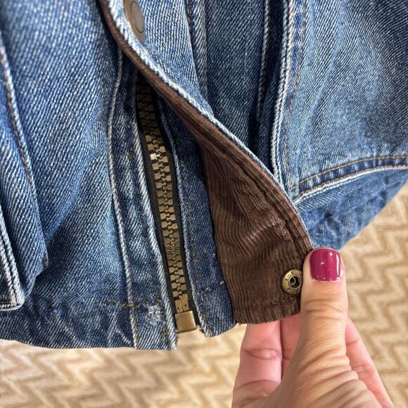 Vintage Wrangler Hero Warner Brothers Space Jam Quilted Jean Denim Jacket - Picture 4 of 9